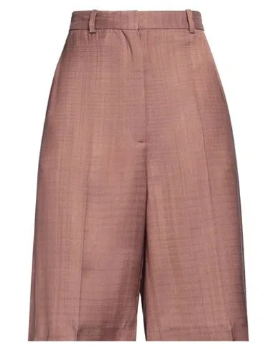 Sandro Woman Shorts & Bermuda Shorts Light Brown Size 8 Viscose In Beige