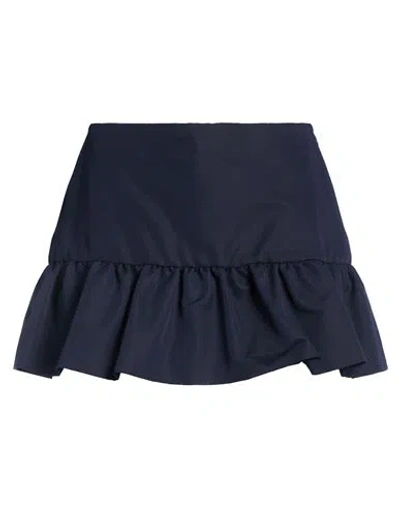 Sandro Woman Shorts & Bermuda Shorts Navy Size 8 Cotton, Acetate, Polyamide In Blue