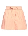 Sandro Woman Shorts & Bermuda Shorts Salmon Pink Size 10 Cotton In Pink
