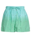 Sandro Rhinestone-embellished Shorts In Blue