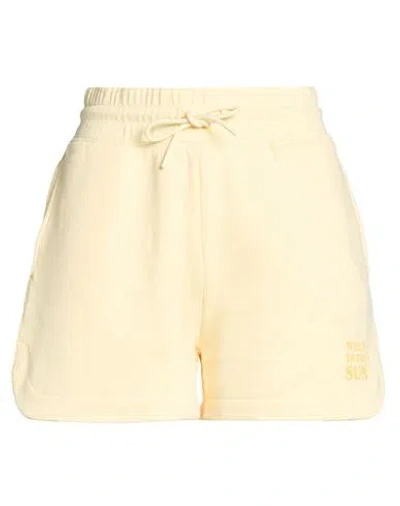 Sandro Woman Shorts & Bermuda Shorts Yellow Size 10 Cotton