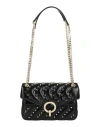 Sandro Woman Shoulder Bag Black Size - Cowhide In Black