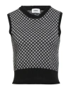 Sandro Woman Sweater Black Size 3 Wool, Viscose, Polyamide, Cashmere In Black