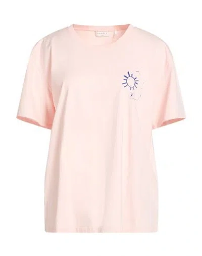 Sandro Woman T-shirt Light Pink Size 0 Cotton