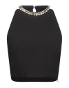 Sandro Woman Top Black Size 3 Polyester, Elastane In Black