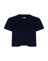 Sandro Woman Top Navy Size 0 Polyester, Elastane In Blue