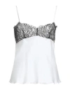 Sandro Silk Cami In White