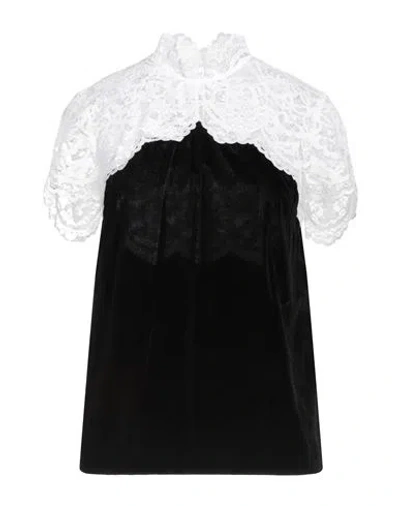 Sandro Woman Top White Size 3 Viscose, Polyamide, Cotton