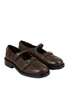 Sandro Buckle Derbies In Brown