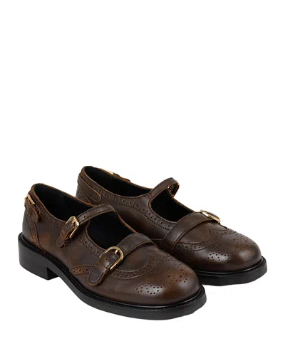 SANDRO WOMEN'S BUCKLED MARY JANE FLATS