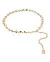 Sandro Womens Embellished Chain Belt Naturels In Gold