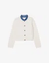 Sandro Meunier Cardigan In Naturels