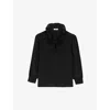 Sandro Li Silk Shirt In Noir / Gris