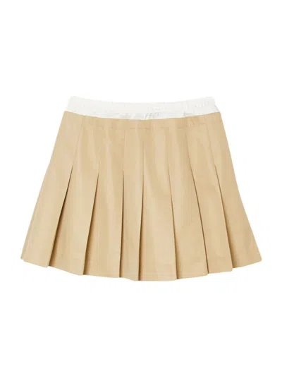 Sandro Women's Pleated Skirt In Beige