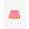 Sandro Womens Rhinestone-embellished Elasticated-waist Cotton Shorts Roses In Roses