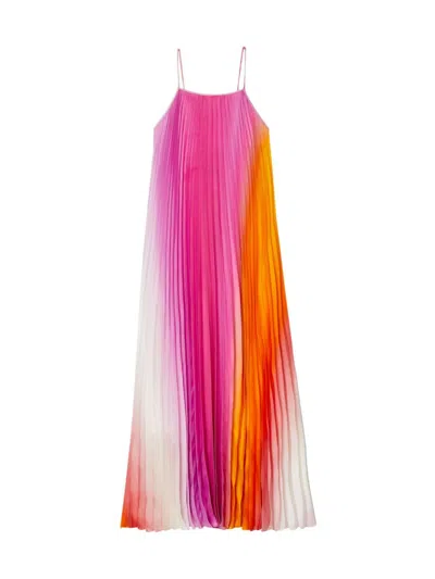 Sandro Women's Sunray-pleated Maxi Dress In Multi Color