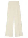 SANDRO WOMEN'S WIDE-LEG TROUSERS WITH DARTS