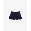 Sandro Flounced Shorts In Bleus