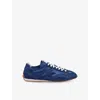 Sandro Mixed Material Light Wave Trainers In Multi