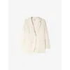 Sandro Birkin Striped Tailored Jacket In Neutral