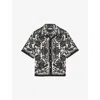 Sandro Perrine Button-front Shirt In Naturels