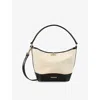 Sandro Tangoso Canvas Bucket Bag In Naturels