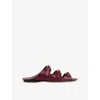 Sandro Womens  Buckled Leather Sandals