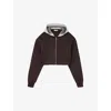 Sandro Scuba Jersey Jacket In Rouges