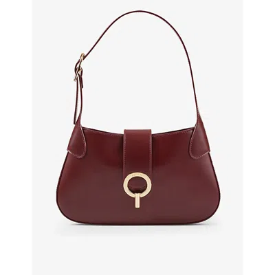 Sandro Womens Rouges Sweet Janet Leather Shoulder Bag