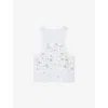 Sandro Oasis Embellished Racerback Tank Top In Naturels