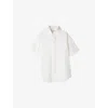 Sandro Pleated-back Oversized Shirt In Ecru