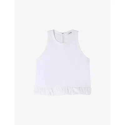 Sandro Vest Top In White