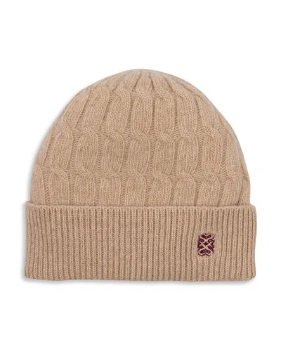 Sandro Wool & Cashmere Knit Hat In Sand