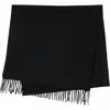 Sandro Wool And Cashmere Scarf In Black