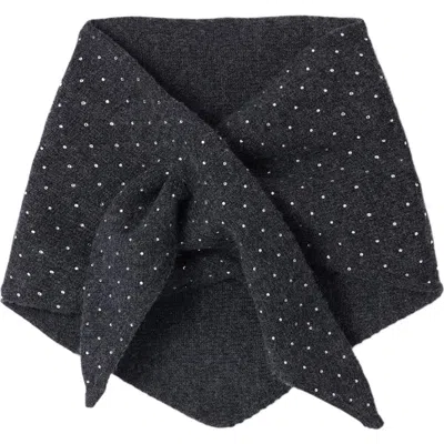 SANDRO SANDRO WOOL AND CASHMERE SCARF