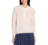 Sandro Wool And Cashmere Sweater In Nude