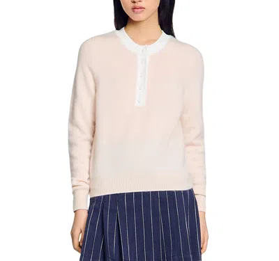 SANDRO WOOL & CASHMERE SWEATER