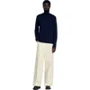Sandro Wool And Cashmere Turtleneck Sweater In Blue