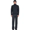 Sandro Wool And Cashmere Turtleneck Sweater In Gray