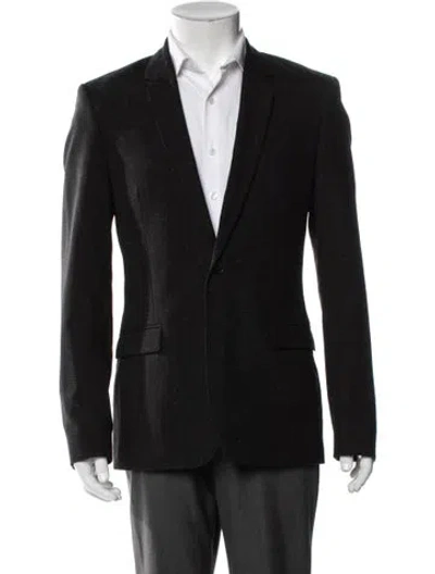 Pre-owned Sandro Wool Blazer In Black