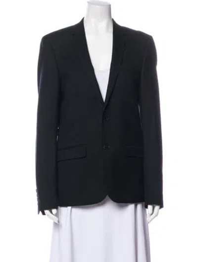 Pre-owned Sandro Wool Blazer In Black