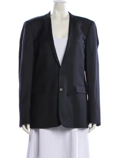 Pre-owned Sandro Wool Blazer In Black