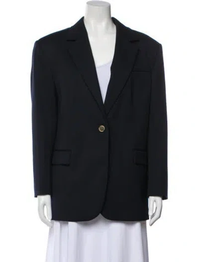 Pre-owned Sandro Wool Blazer In Black