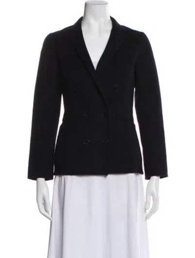 Pre-owned Sandro Wool Blazer In Black
