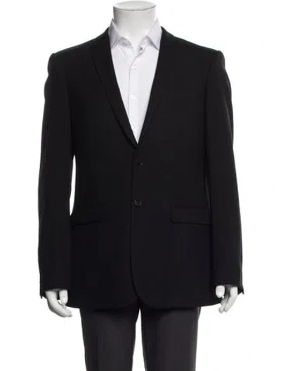 Pre-owned Sandro Wool Blazer In Black