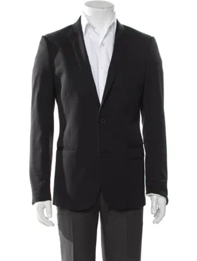 Pre-owned Sandro Wool Blazer In Black