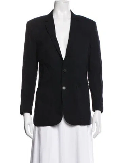 Pre-owned Sandro Wool Blazer In Black