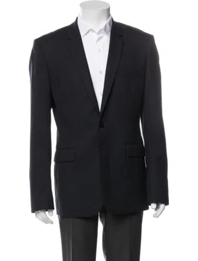 Pre-owned Sandro Wool Blazer In Black