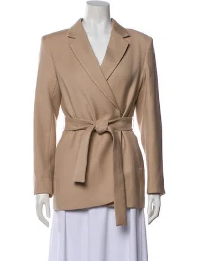 Pre-owned Sandro Wool Blazer In Brown