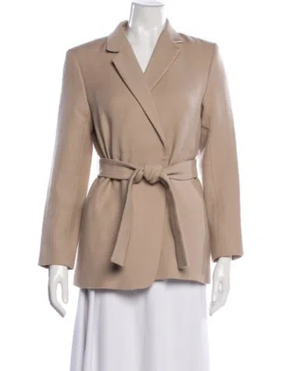 Pre-owned Sandro Wool Blazer In Neutral